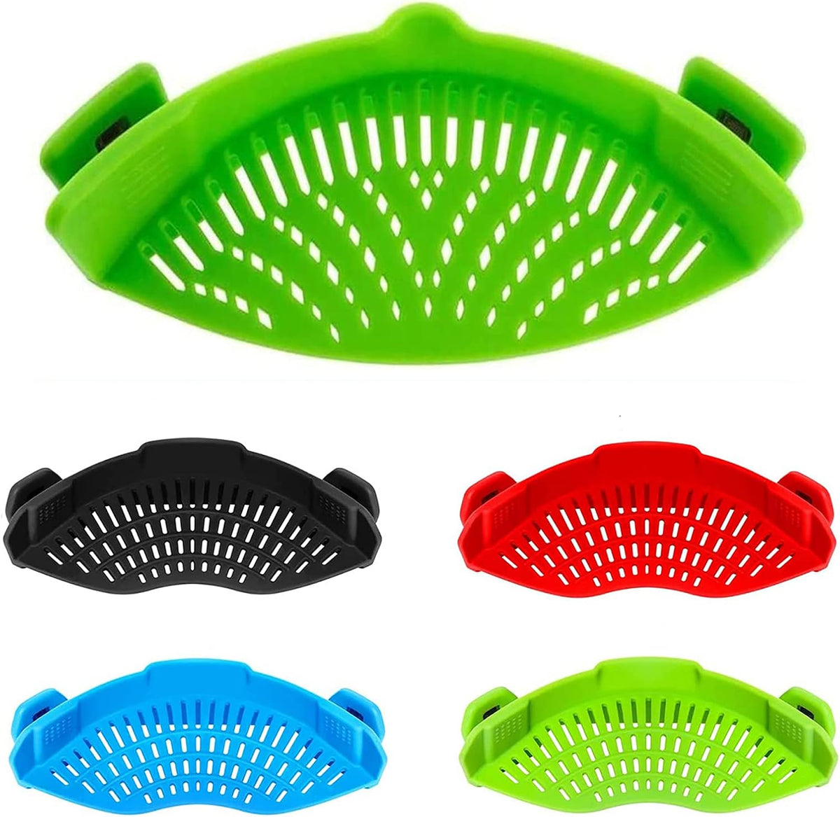 Green Snap Strainer Clip-on for Pots