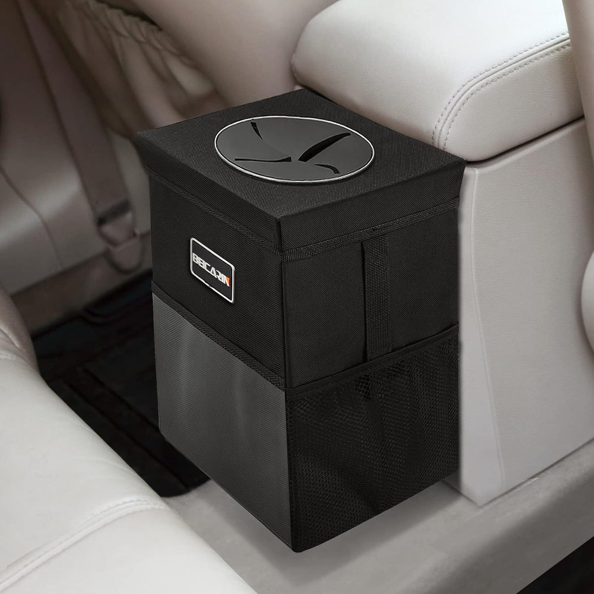 Car Trash Bin with Lid
