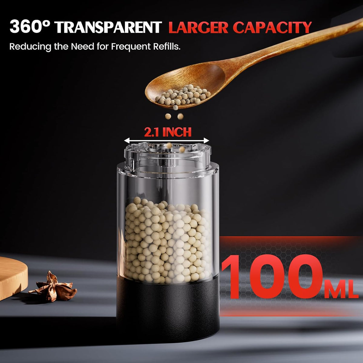 Effortless One-Hand Operation Grinder