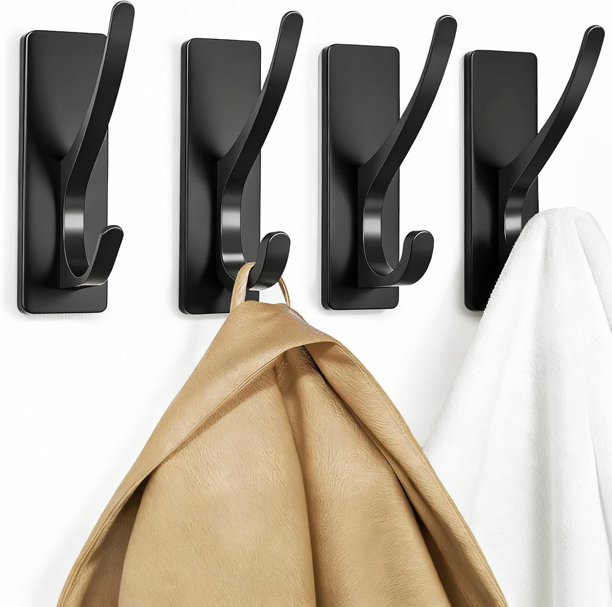 pickpiff Matt Black Self-Adhesive Hook
