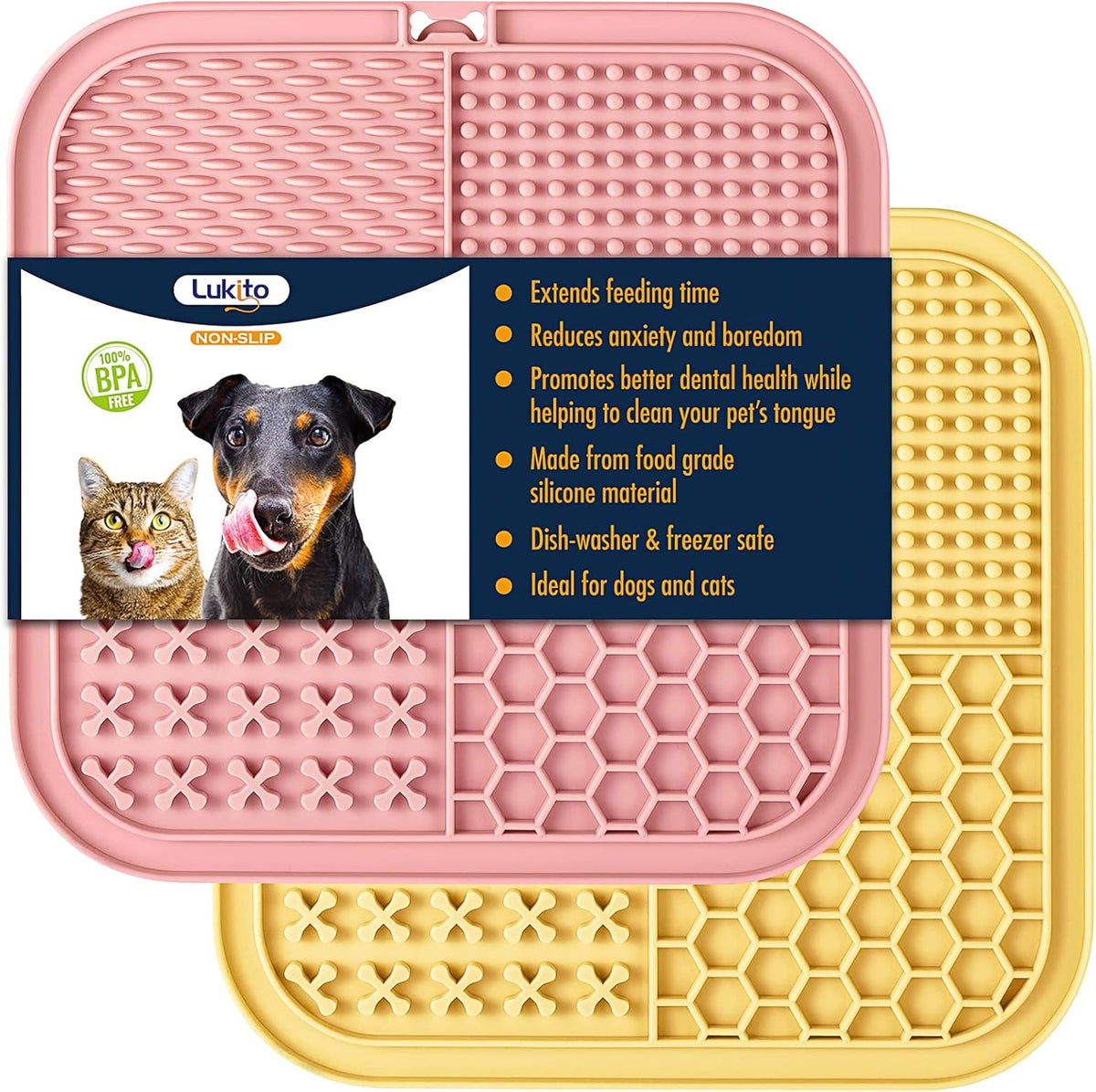 Dog Lick Mat Set