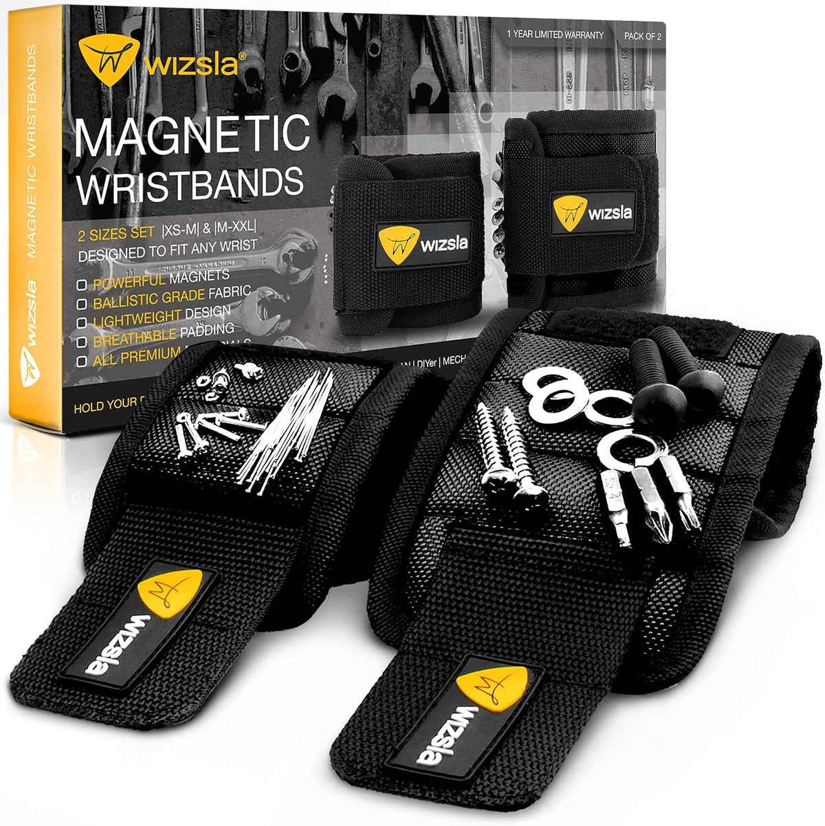 Magnetic wristband set